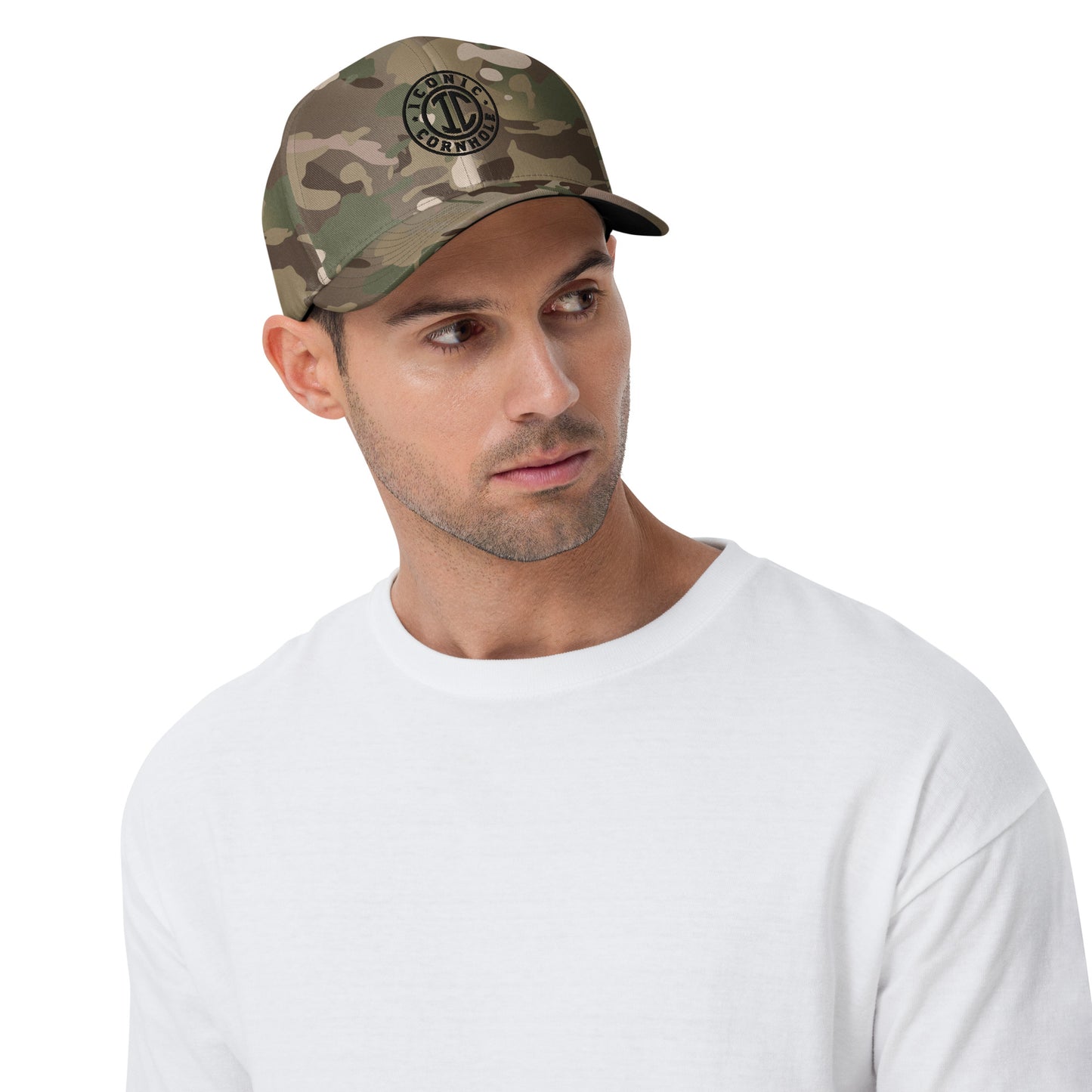 Iconic Logo - Multicam FlexFit Hat