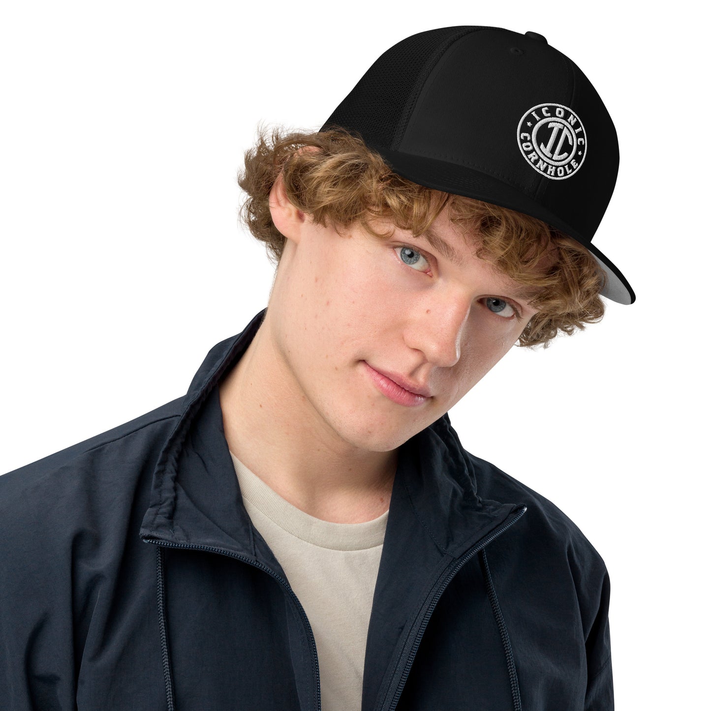 Iconic Logo - Mesh Back FlexFit Hat