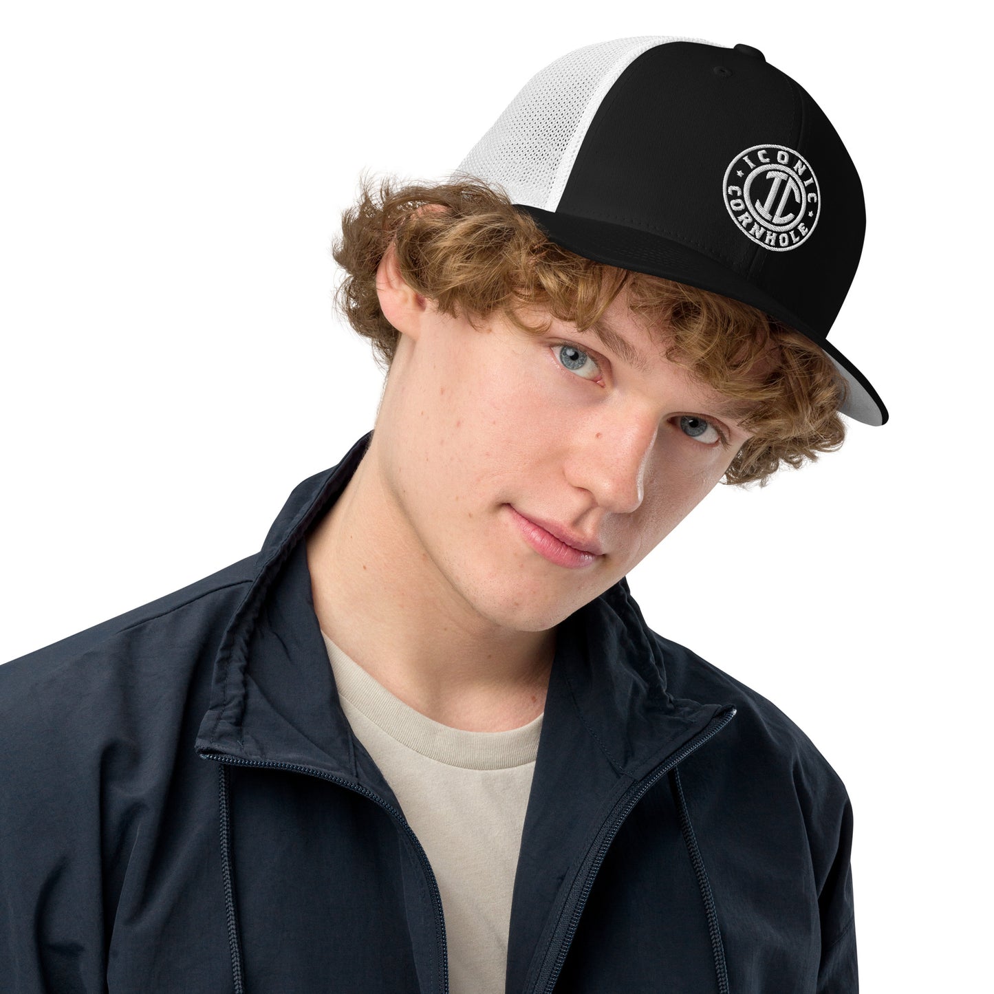 Iconic Logo - Mesh Back FlexFit Hat