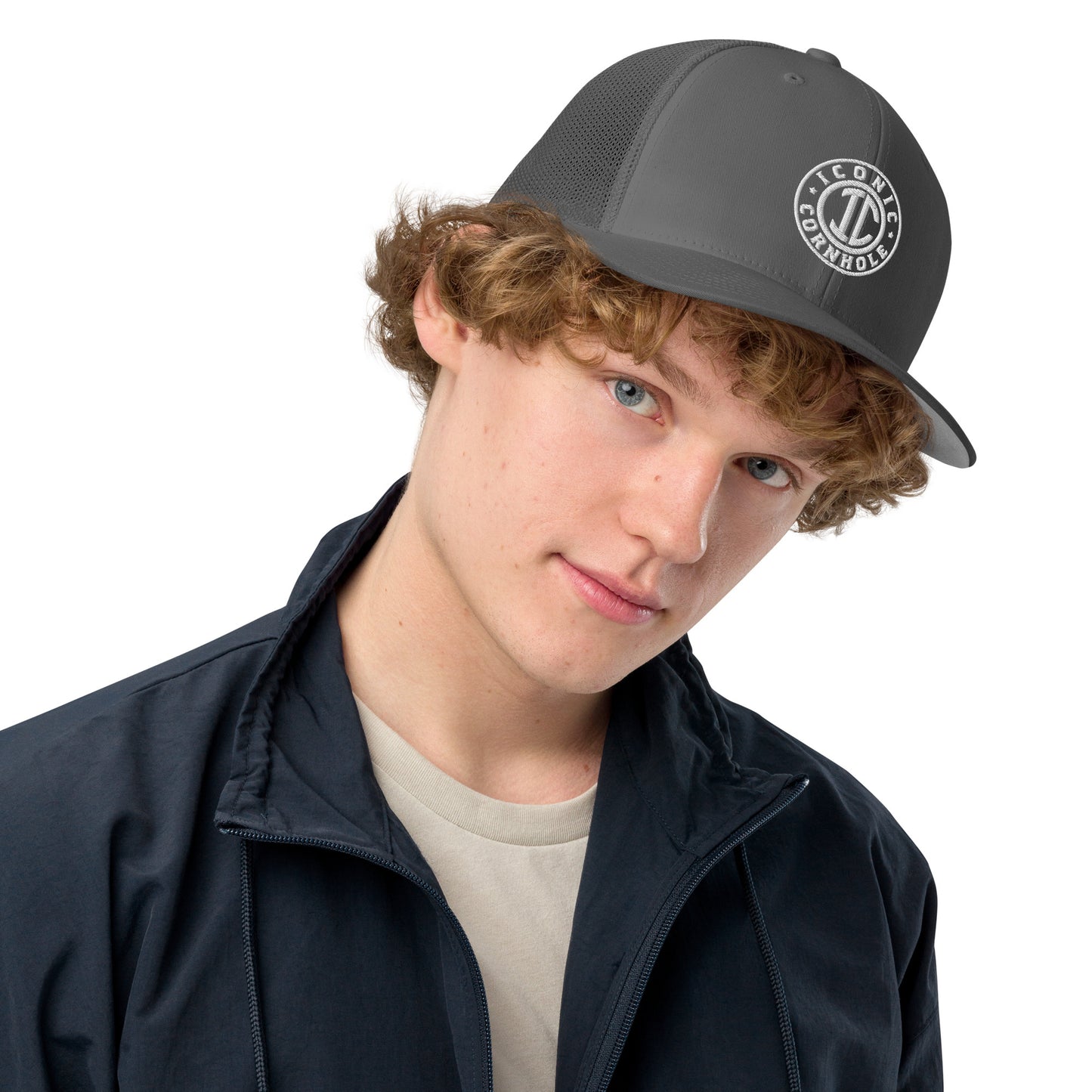 Iconic Logo - Mesh Back FlexFit Hat