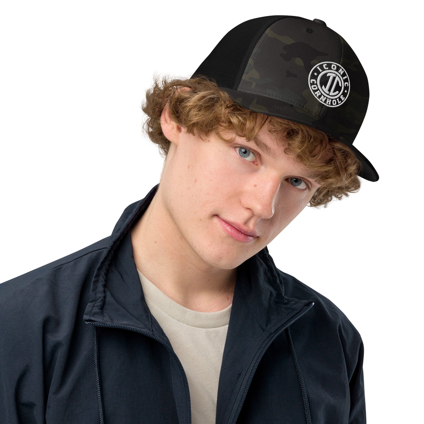 Iconic Logo - Mesh Back FlexFit Hat