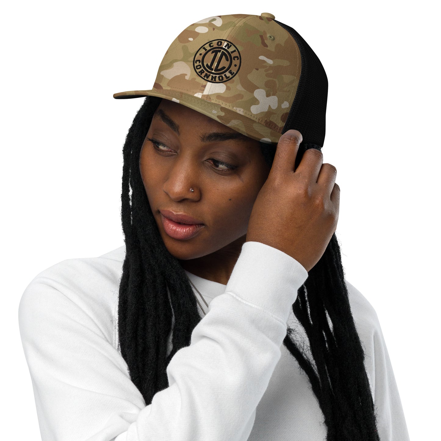 Iconic Logo - Multicam Mesh Back FlexFit Hat