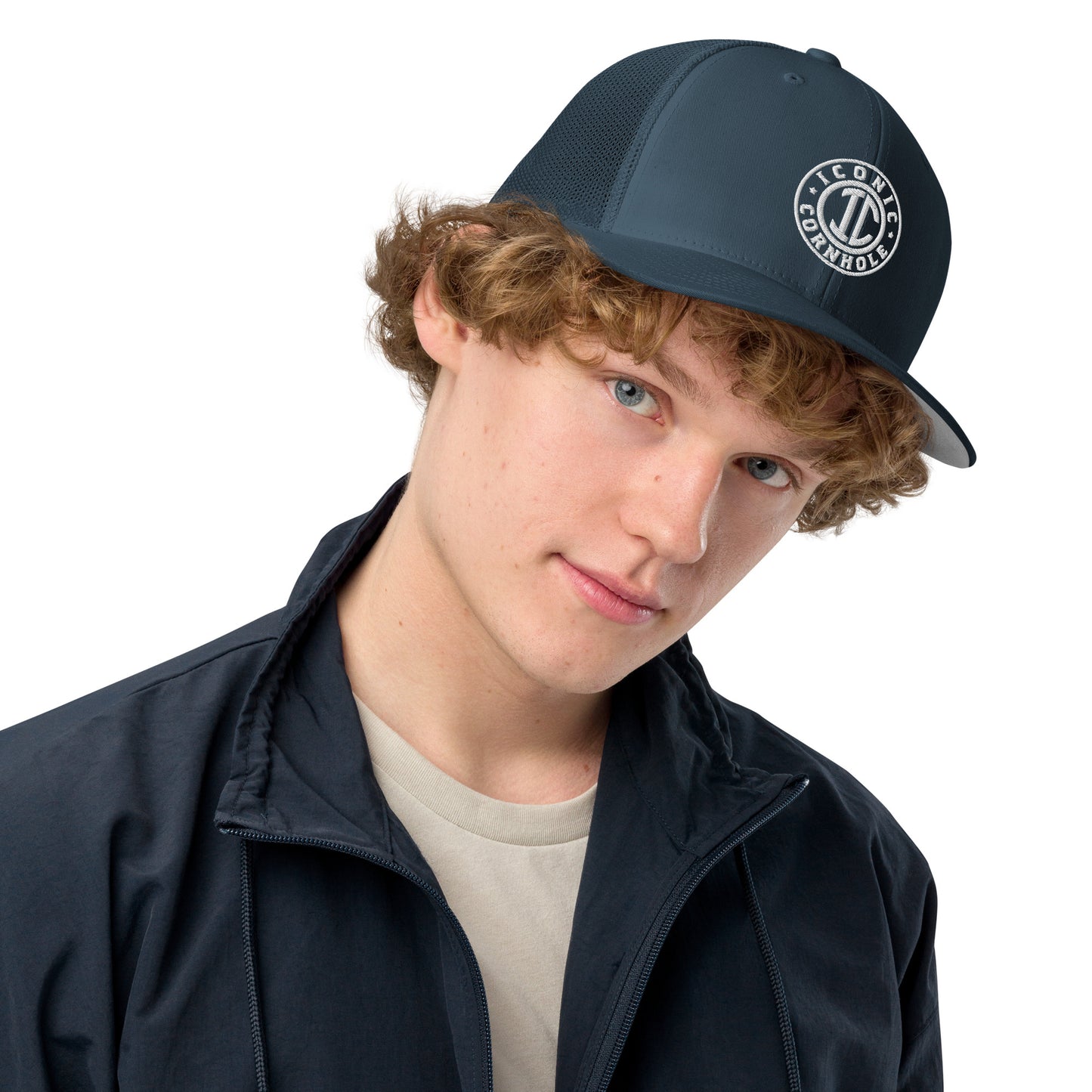 Iconic Logo - Mesh Back FlexFit Hat