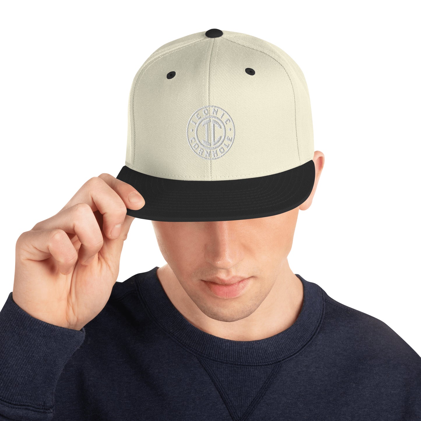 Iconic logo Yupoong Snapback Hat